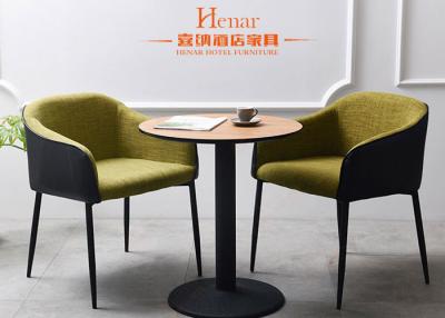 China Wooden Modern Simple Restaurant Dining Chairs Fabric And Leather Upholstery for sale