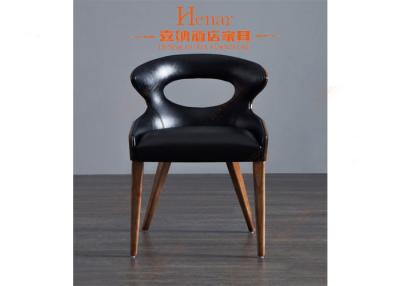 China Modern Leather Upholstered Home Dining Room Chair With Bentwood Back for sale