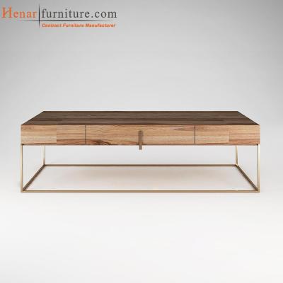 China Coffee Table TV Stand Cocktail Table for Living Room Modern Industrial Look for sale