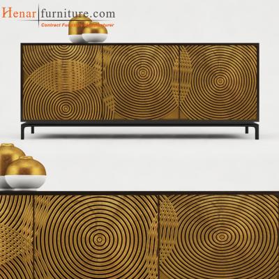 China American Oak Wooden Hotel Bedroom / Living Room Furniture Console Cabinet for sale