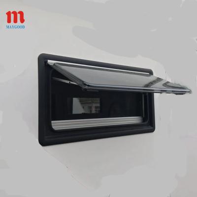 China All kinds of refit car/caravan rv vehicle camper/trailer MG16RW 500*300mm hinged swing window with anti-UV acrylic glass for sale