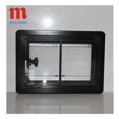 China Easy and quick for installation MAYGOOD caravan/RV/motorhome sliding side window with equipped with insect net and shade window for sale