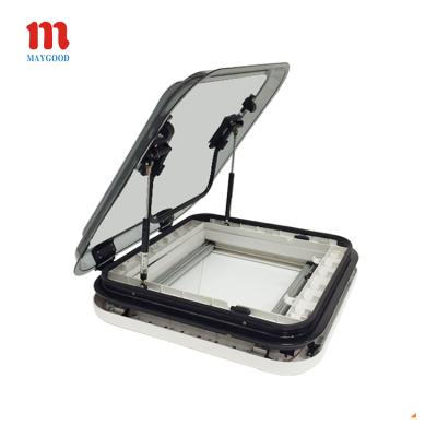 China Maygood Anti-UV 800X500mm double rv acrylic led skylight and caravan roof vent skylight for sale