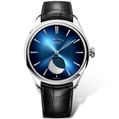 China 2021 Mechanical Newcomers Moonphase Men's Watches 2021 Simple Moonphase Luxury High Quality Automatic Wrist Watch BORMAN Moonphase for sale