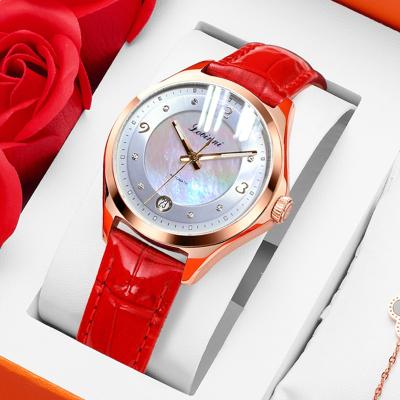 China Automatic Movement Women's High-end Seagull Date LOBINNI Watch Pearly Design Pearly Design Luxury Mechanical Wristwatch Woman for sale