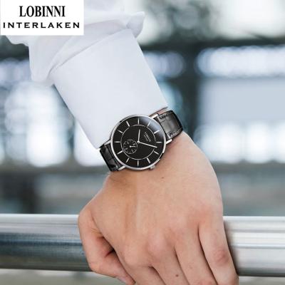 China New Arrival Date LOBINNI 3001 Automatic Chronograph Wrist Watches Steel Men Wristwatch Watches for sale