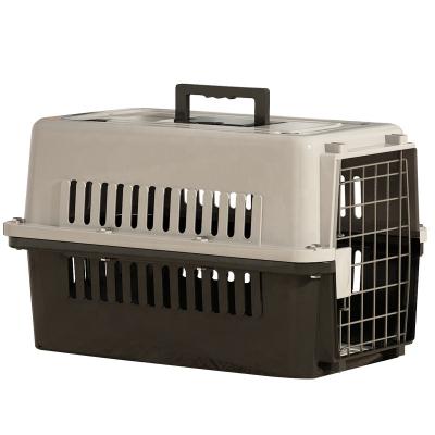 China Breathable Airline Pet Kennel Crates Approved Luxury Small Dog Cat Carrier For Travel for sale