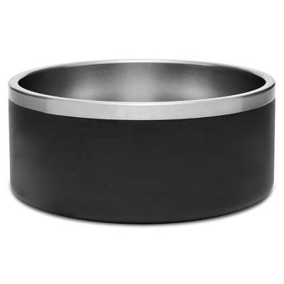 China Factory Sale OEM High Quantity Durable Stainless Steel Pet Bowl Double Heavy Dog Bowl for sale