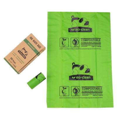 China Carefully Selected Sustainable Materials Dog Waste Poop Disposable Eco Friendly Bag Collect Pet Waste for sale