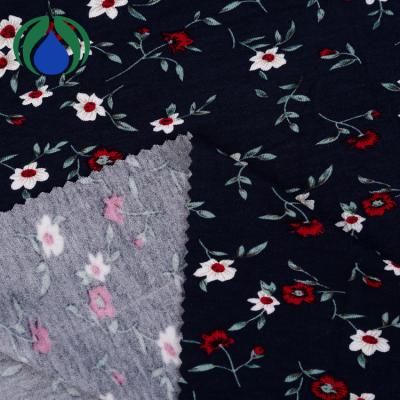 China Soft Printing 2019 Small Flower Print Uses Rayon Clothes Fabric For Women Dress for sale