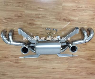 China Titanium alloy titanium valvedtronic catback for Lamborghini Gallardo LP560-4 for sale