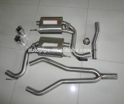 China 304ss Catback Exhaust +Downpipe For Mustang Ecoboost 2.3T 15+ for sale