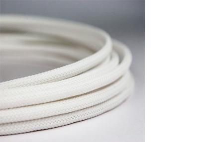 China Tamaño de encargo de la manga de nylon trenzada extensible blanca respetuoso del medio ambiente en venta