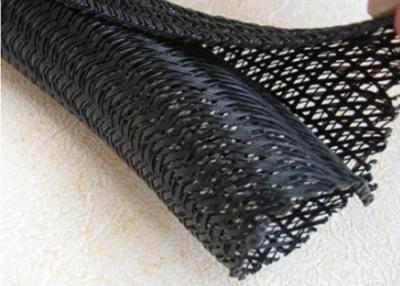 China Pet Multifilament Self Wrapping Split Braided Sleeving Wires Protection Usage for sale