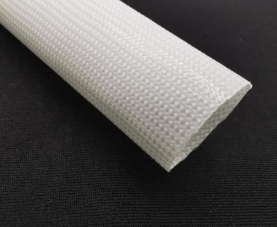 China Der Elektronik-50mm hitzebeständiges HTG-Fiberglas Draht-des Ärmel-600c Sleeving zu verkaufen