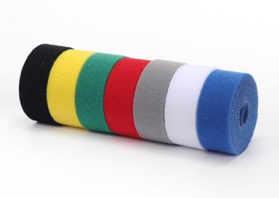 中国 2 In 1 Colorful Back To Back Velcro Tape Hook And Loop Tape For Cables Management 販売のため