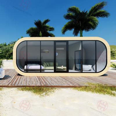 China Customized Color Steel Prefab House Assembled Apple Cabin with FRP and XPS Board Design for sale