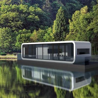 China 20ft 40ft Prefab Pod Volledig gemeubileerd Apple Cabin Huis met Keuken / Badkamer / Slaapkamer Te koop