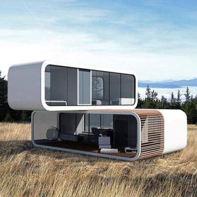 China Cabina de manzanas Modular moderna de envío Prefab Container Pod en forma de contenedor móvil Cabina Casa de oficina en venta