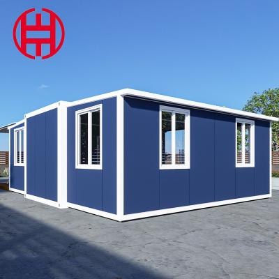 China 40ft Container Haus Luxusvilla Vorgefertigtes erweiterbares Modulhaus zu verkaufen