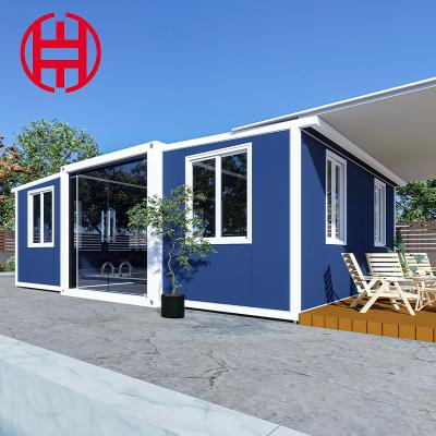 China 3 Bedrooms Luxury Collapsible Home with Sandwich Panel Expandable Container House for sale