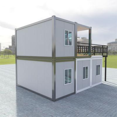 China Modern Design Style Steel Extendable Luxury Prefab House for Comfortable Container Living for sale