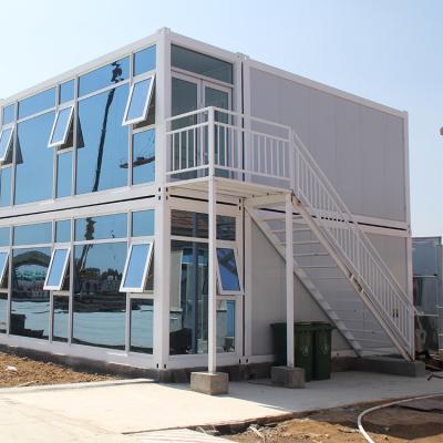 China Custom Modern Design Flat Pack Trailer Container House Warehouse Granny Container Home for sale