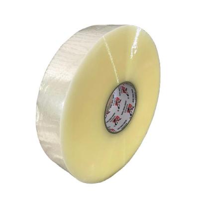 China Transparent Sealing Waterproof Big Size Large Volume Large Volume Automatic Band E-commerce Logistics Machine Packing Yellow Color Tape for sale