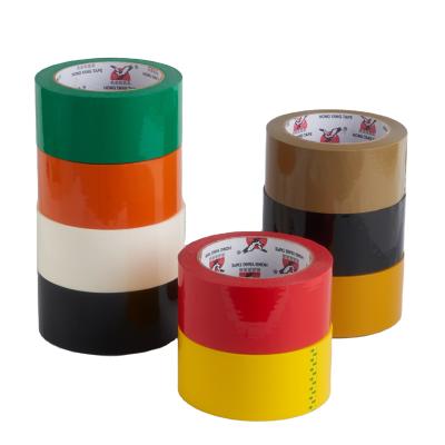 China Waterproof Color Packing Tape Brown Color Strong Adhesive Buff Shipping Packing Tape Solvent for sale