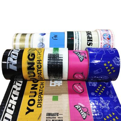 China Amazon packing company logo waterproof tape custom print custom logistics express bopp sealing shipping tape for sale