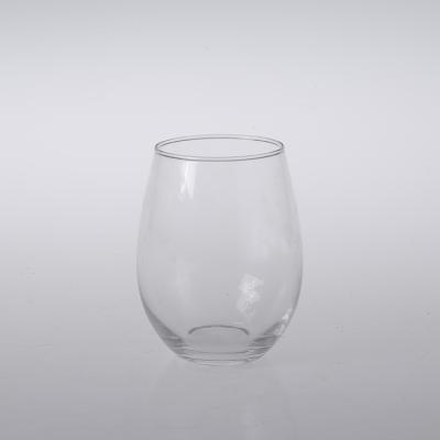 China 18oz 20oz 30oz Viable Egg Shaped Lead Free 4 Cup Crystal Wine Glass Champagne Drinking Glasses Cup Set for sale