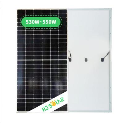 China 530W 540W 550W solar power system monocrystalline solar panel for house photovoltaic solar power panel prices for sale