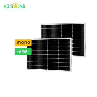 China Full Solar System Street Light Mini Solar Cells 40W~450W PV Modules 60W Mono Solar Panel For Solar Street Light for sale