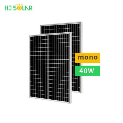 China 40 Watt Solar System Mini Solar Panel 40W 50W 60W 80W 100W Solar Street Light For Mono Solar Street Light Solar Panels for sale