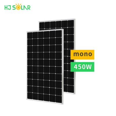 China Solar System Street Light Solar High Efficiency PV Module 40W~450W Cell Full 450 Watt Mono Solar Panels For Home Solar System for sale