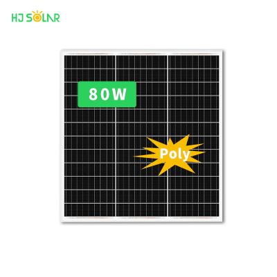 China Poly Solar System Street Light PV Modules 18V 36V 80Watt 50w 60w 80W 100W Solar Panel Price Solar Power Products for sale