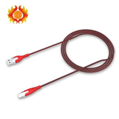 China Hot Selling Nylon Braided Smart Phone USB Cable Type C Adapter Data Micro USB Cable for sale