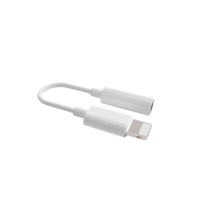 China Cell Phone Adapter White Audio Cable up to 3.5 mm, for iPhone XS, Apple MFi Certified Headphone Jack Audio Adapter for iPhone for sale