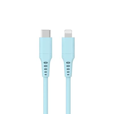 China Hot Selling Mobile Phone OEM MFi Certified Silicone Type-C To Lightning Cable For IPhone for sale