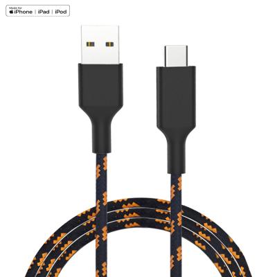 China Nylon Braided Type C Cable, MFI MSH USB C Cable 3.3Ft (2-PACK) PVC USB Type A to C Video Game Player 5A USB Fast Charger for sale