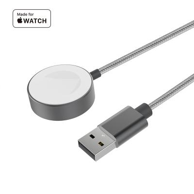 China Wireless Charger For iwatch Newest MFi Magnetic Wireless Charger For Apple Watch Series 5 4 3 2 1 Usb Magnetic Watch Charging Cable For Iwatch for sale