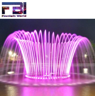 China Modern Large Size Outdoor Decorative Music Fountain Movable Garden Dancing Fountain with Underwater Lights for sale