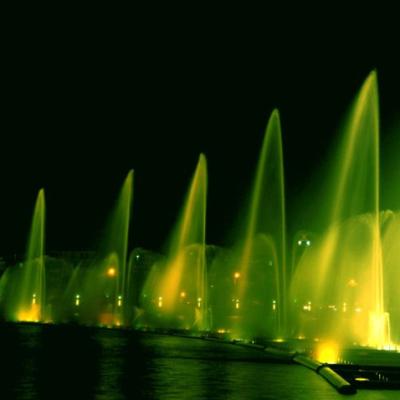 China Modern Led Water Show Speakers Laser Water Screen Film Dancing Modern Water Fountains for sale