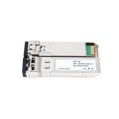 China SR 10G 850nm 300m FTTX SFP+ Multimode LC 10GBase-SR SFP-10-SR for sale