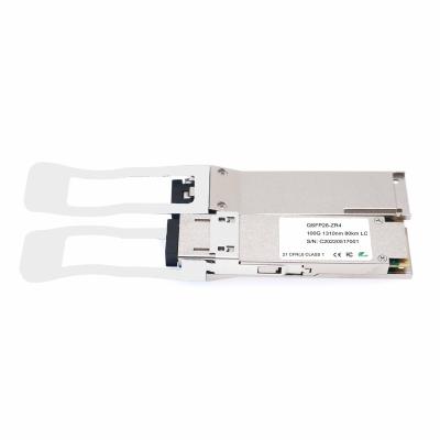 China FTTX 100G QSFP28 80KM ZR4 LC Optical Transceiver 1310nm QSFP-100G-ZR4-S for sale