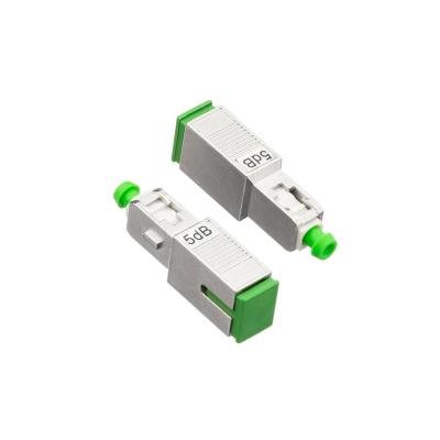 China FTTX Fiber Attenuator SC/APC Male To Female Attenuator 0~30db for sale