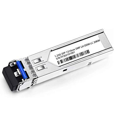 China For Network Switch 1.25G/1G 1000Base-LX Left Hand SFP 1310nm Duplex Transceiver up to 20KM Compatible for GLC-LH-SMD GLC-LH-SM SFP-GE-L mini GBIC... for sale