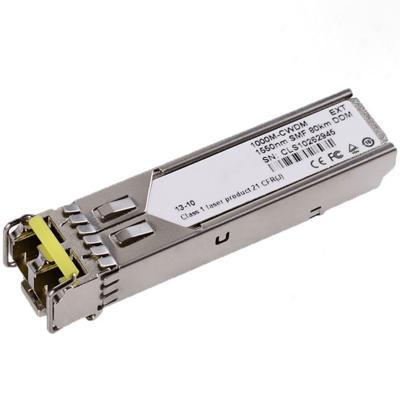 China For network switch 1.25G CWDM duplex/dual LC with DOM SFP transceiver modules, 160KM 1470 to 1610nm wavelength for sale