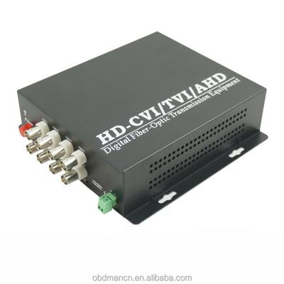 China HD-CVI/TVI/AHD Video, Camera Link Fiber Optic Converter 1080P Camera Link Video Converter 8ch BD-B8V-TR for sale