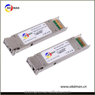 China Industrial Ethernet Chalice 10GBASE-BX SFP+ Tx1490nm/Rx1550nm 80km Temp 60KM -40 to +85 for sale